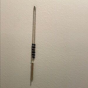 Black and Gold Beaded Necklace